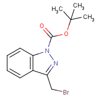 3-(Bromomethyl)-1H-indazole, N1-BOC protected