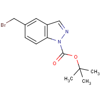 5-(Bromomethyl)-1H-indazole, N1-BOC protected