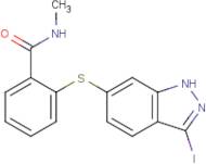 2-[(3-Iodo-1H-indazol-6-yl)sulfanyl]-N-methylbenzamide