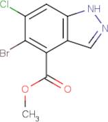 Methyl 5-bromo-6-chloro-1H-indazole-4-carboxylate