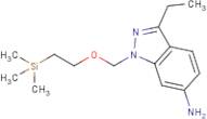 3-Ethyl-1-{[2-(trimethylsilyl)ethoxy]methyl}-1H-indazol-6-amine