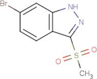 6-Bromo-3-(methylsulfonyl)-1H-indazole