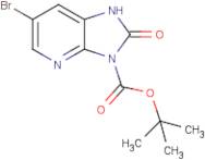 tert-Butyl 6-bromo-2-oxo-1,2-dihydro-3H-imidazo[4,5-b]pyridine-3-carboxylate