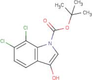 tert-Butyl 6,7-dichloro-3-hydroxy-1H-indole-1-carboxylate