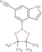 6-Cyano-1H-indole-4-boronic acid, pinacol ester