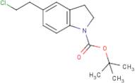 5-(2-Chloroethyl)indoline, N-BOC protected