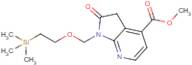 Methyl 2-oxo-1-{[2-(trimethylsilyl)ethoxy]methyl}-2,3-dihydro-1H-pyrrolo[2,3-b]pyridine-4-carbox...