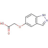 (1H-Indazol-5-yloxy)acetic acid