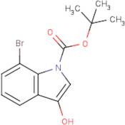 tert-Butyl 7-bromo-3-hydroxy-1H-indole-1-carboxylate