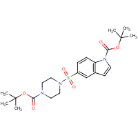 tert-Butyl 5-{[4-(tert-Butoxycarbonyl)piperazin-1-yl]sulfonyl}-1H-indole-1-carboxylate