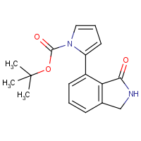 tert-Butyl 2-(3-oxo-2,3-dihydro-1H-isoindol-4-yl)-1H-pyrrole-1-carboxylate