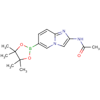 N-[6-(4,4,5,5-Tetramethyl-1,3,2-dioxaborolan-2-yl)imidazo[1,2-a]pyridin-2-yl]acetamide