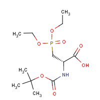 N-(tert-Butoxycarbonyl)-3-(diethoxyphosphoryl)-D-alanine