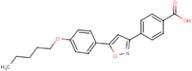 4-(5-{4-[(Pent-1-yl)oxy]phenyl}isoxazol-3-yl)benzoic acid