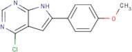 4-Chloro-6-(4-methoxyphenyl)-7H-pyrrolo[2,3-d]pyrimidine