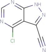 4-Chloro-1H-pyrazolo[3,4-d]pyrimidine-3-carbonitrile