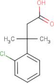 3-(2-Chlorophenyl)-3-methylbutanoic acid