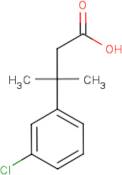 3-(3-Chlorophenyl)-3-methylbutanoic acid