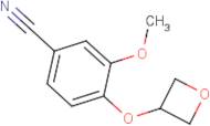 3-Methoxy-4-(oxetan-3-yloxy)benzonitrile
