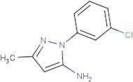 1-(3-Chlorophenyl)-3-methyl-1H-pyrazol-5-amine