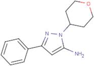 3-Phenyl-1-(tetrahydro-2H-pyran-4-yl)-1H-pyrazol-5-amine