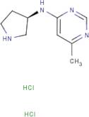 6-Methyl-N-[(3R)-pyrrolidin-3-yl]pyrimidin-4-amine dihydrochloride