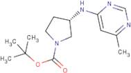 tert-Butyl (3S)-3-[(6-methylpyrimidin-4-yl)amino]pyrrolidine-1-carboxylate