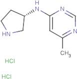 6-Methyl-N-[(3S)-pyrrolidin-3-yl]pyrimidin-4-amine dihydrochloride