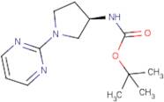 tert-Butyl N-[(3R)-1-(pyrimidin-2-yl)pyrrolidin-3-yl]carbamate