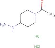 1-(4-Hydrazinylpiperidin-1-yl)ethan-1-one dihydrochloride