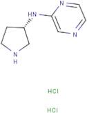 N-[(3S)-Pyrrolidin-3-yl]pyrazin-2-amine dihydrochloride