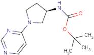 tert-Butyl N-[(3R)-1-(pyrimidin-4-yl)pyrrolidin-3-yl]carbamate