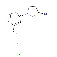 (3R)-1-(6-Methylpyrimidin-4-yl)pyrrolidin-3-amine dihydrochloride