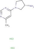 (3S)-1-(6-Methylpyrimidin-4-yl)pyrrolidin-3-amine dihydrochloride