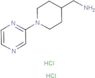 [1-(Pyrazin-2-yl)piperidin-4-yl]methanamine dihydrochloride