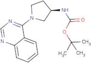 tert-Butyl N-[(3R)-1-(quinazolin-4-yl)pyrrolidin-3-yl]carbamate