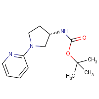 tert-Butyl N-[(3S)-1-(pyridin-2-yl)pyrrolidin-3-yl]carbamate