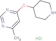 4-Methyl-6-(piperidin-4-yloxy)pyrimidine hydrochloride