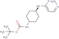 trans-tert-Butyl N-[4-(pyrimidin-4-ylamino)cyclohexyl]carbamate