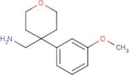 [4-(3-Methoxyphenyl)oxan-4-yl]methanamine