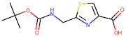 2-(Aminomethyl)-1,3-thiazole-4-carboxylic acid, 2-BOC protected