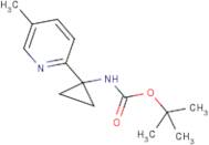 tert-Butyl N-[1-(5-methylpyridin-2-yl)cyclopropyl]carbamate