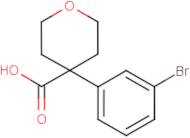 4-(3-Bromophenyl)oxane-4-carboxylic acid