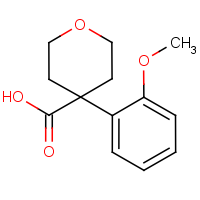 4-(2-Methoxyphenyl)oxane-4-carboxylic acid