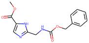 Methyl 2-(aminomethyl)-1H-imidazole-5-carboxylate, 2-CBZ protected