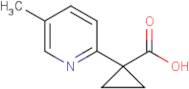 1-(5-Methylpyridin-2-yl)cyclopropane-1-carboxylic acid