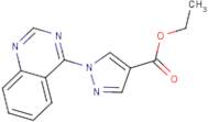 Ethyl 1-(quinazolin-4-yl)-1H-pyrazole-4-carboxylate