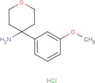 4-(3-Methoxyphenyl)oxan-4-amine hydrochloride