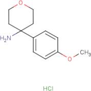 4-(4-Methoxyphenyl)oxan-4-amine hydrochloride