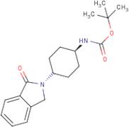 tert-Butyl [trans-4-(1-oxo-1,3-dihydro-2H-isoindol-2-yl)cyclohexyl]carbamate